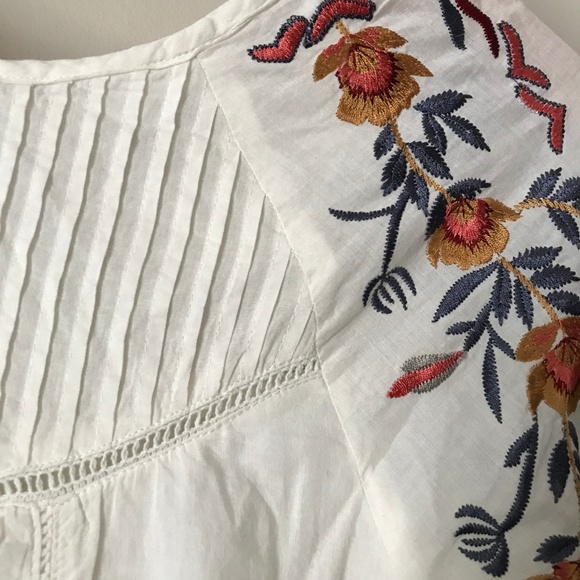 Free People Pavlo Babydoll Boho Embroidered Dress - Picture 6 of 8